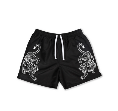 Peripherals Twin Tiger Nylon Shorts - Black