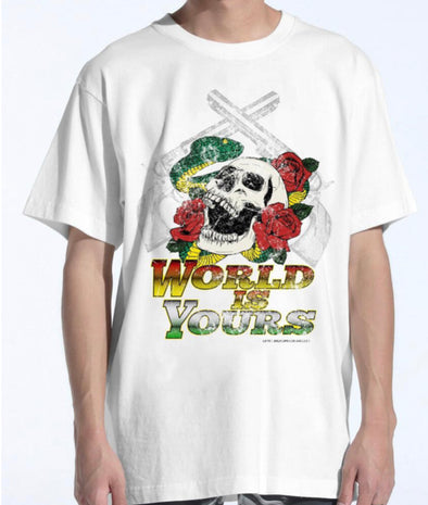 Lifted Anchor “World Is Yours” Tee (Cream)