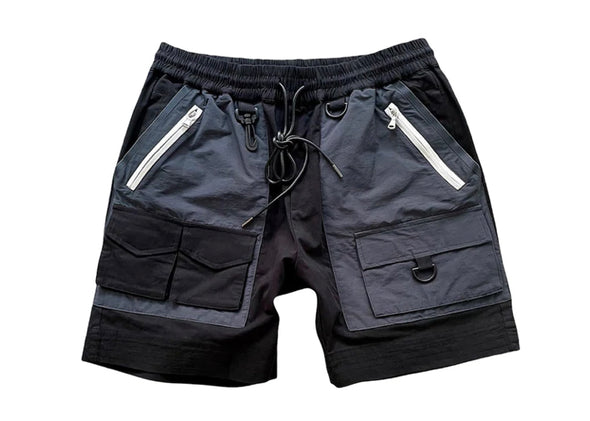 Lifted Anchor “Speak Easy” Cargo Shorts (Blk/Grey)